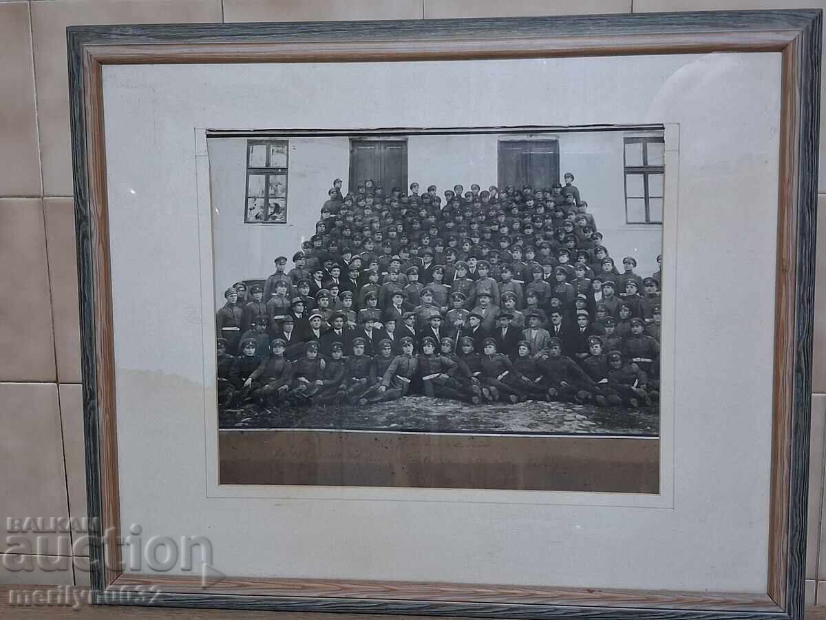Κορνίζα φωτογραφίας 10ο Σύνταγμα Πεζικού της Α.Μ. Ιωάννας, Σούμεν, στρατιωτικό πορτρέτο