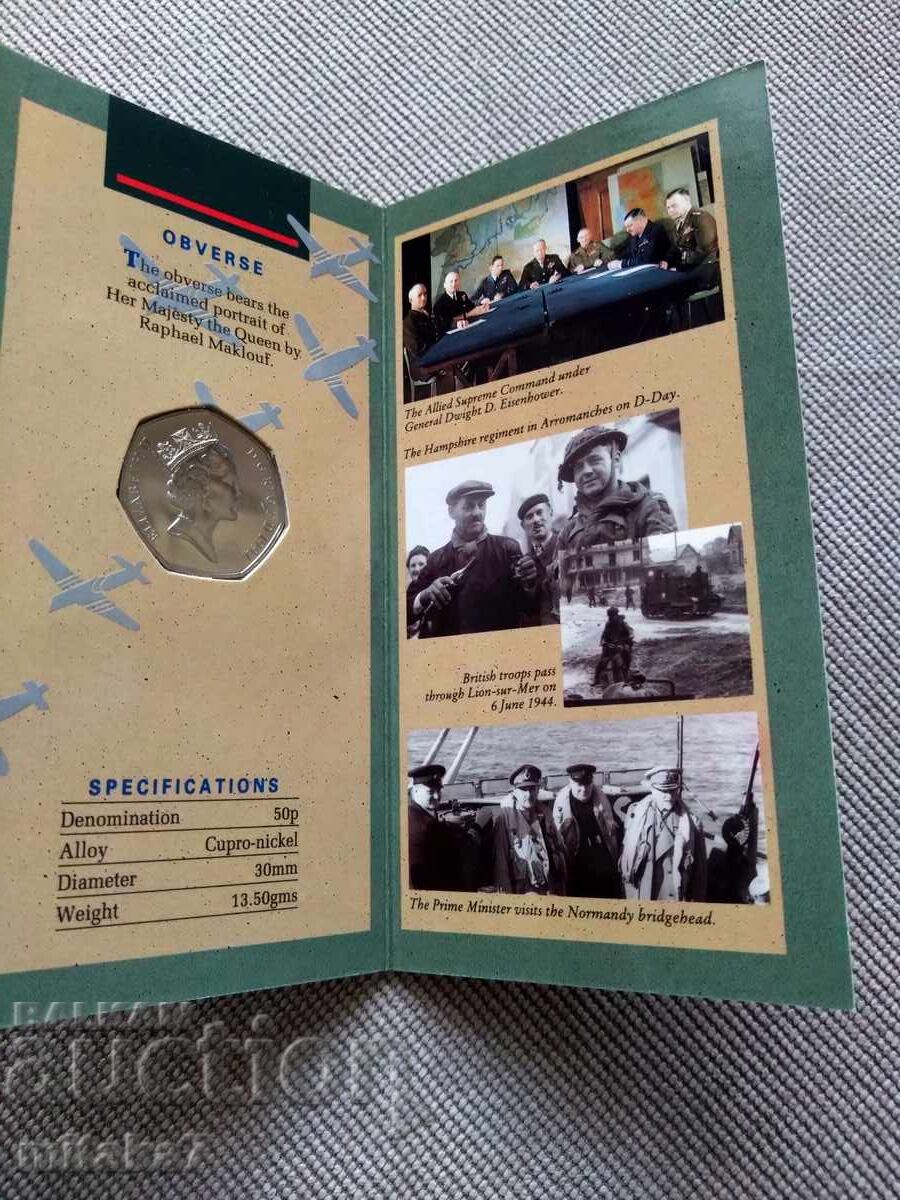 50 пенса 1994 година, Великобритания - 6
