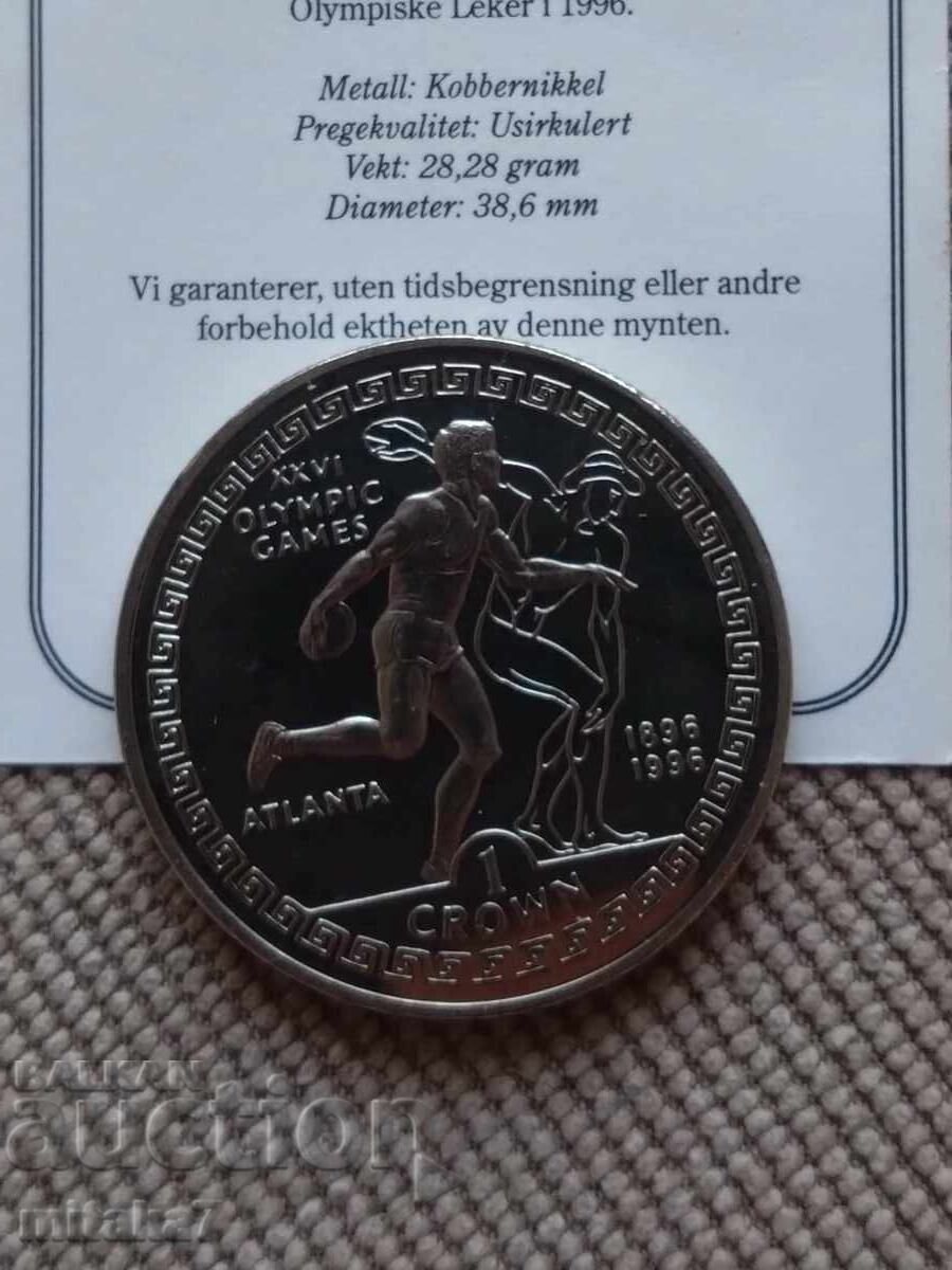 1 crown 1995, Gibraltar