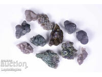 Lot of 11 pcs grape agate crystals 39.4g