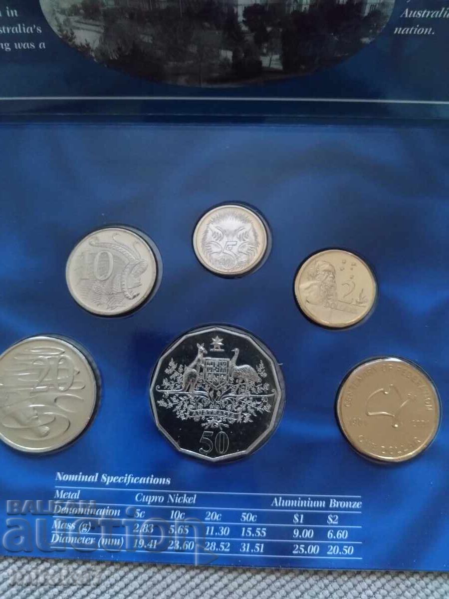 Licitație Set monede 2001, Australia