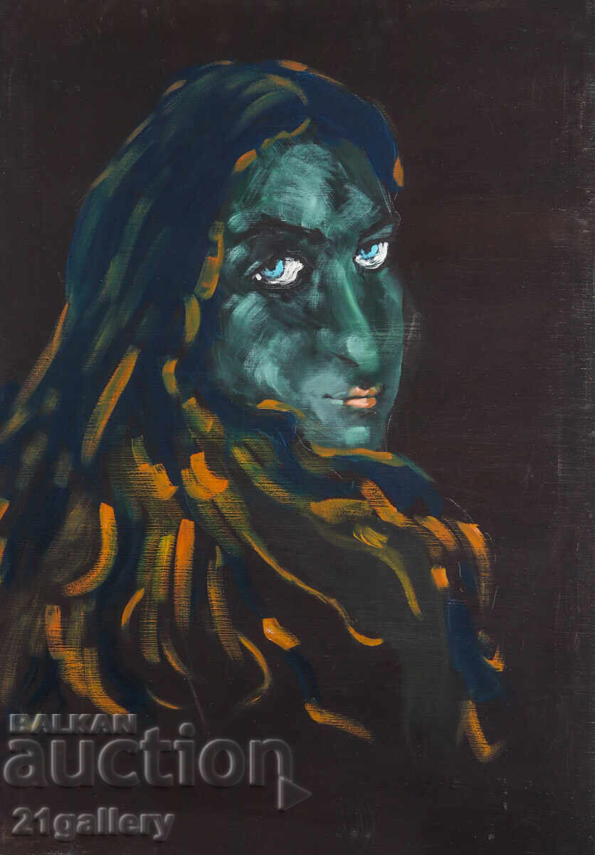 Licitație Tablou în ulei portret