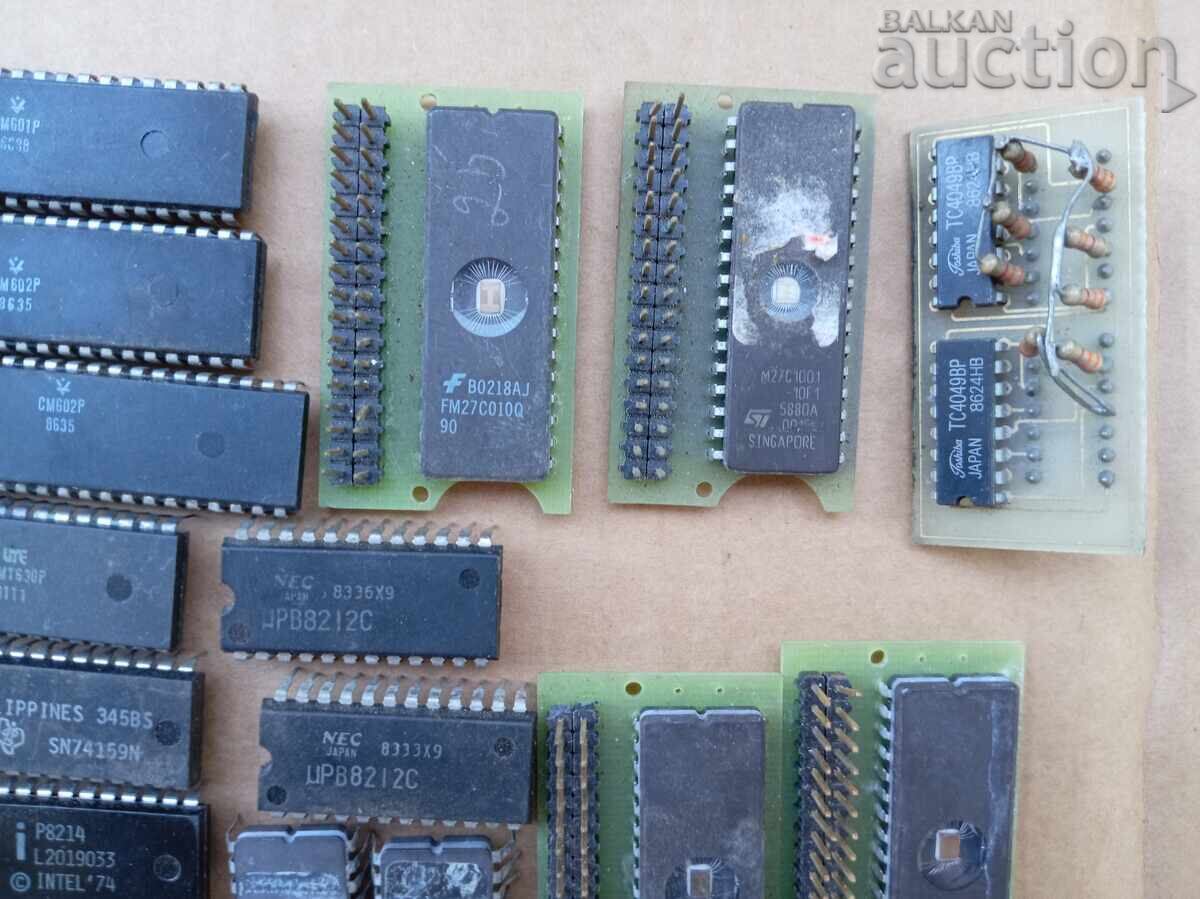 scheme cipuri procesoare EPROM NEC intel Texas Instruments lot - 5