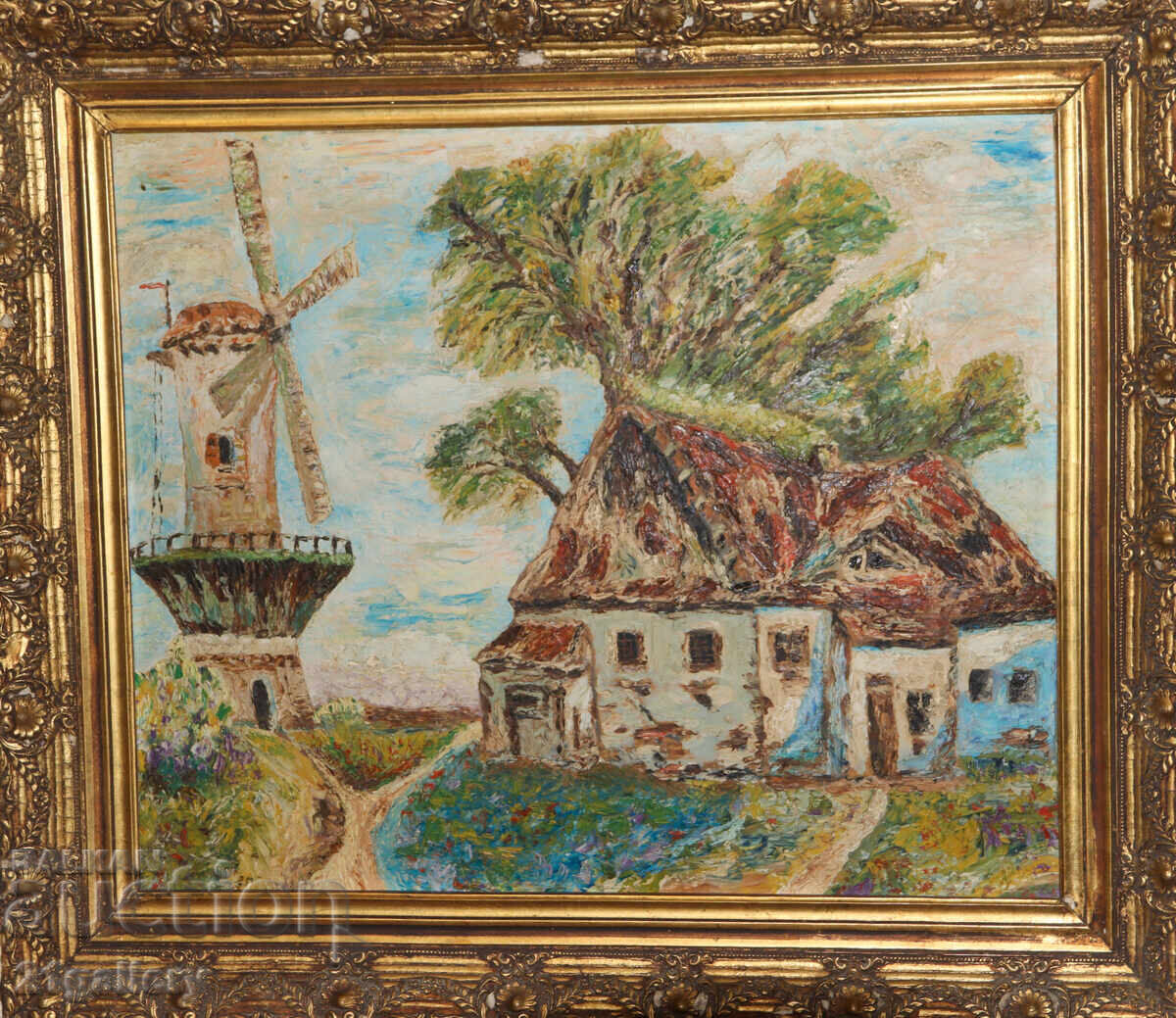 Tablou în ulei peisaj din Olanda
