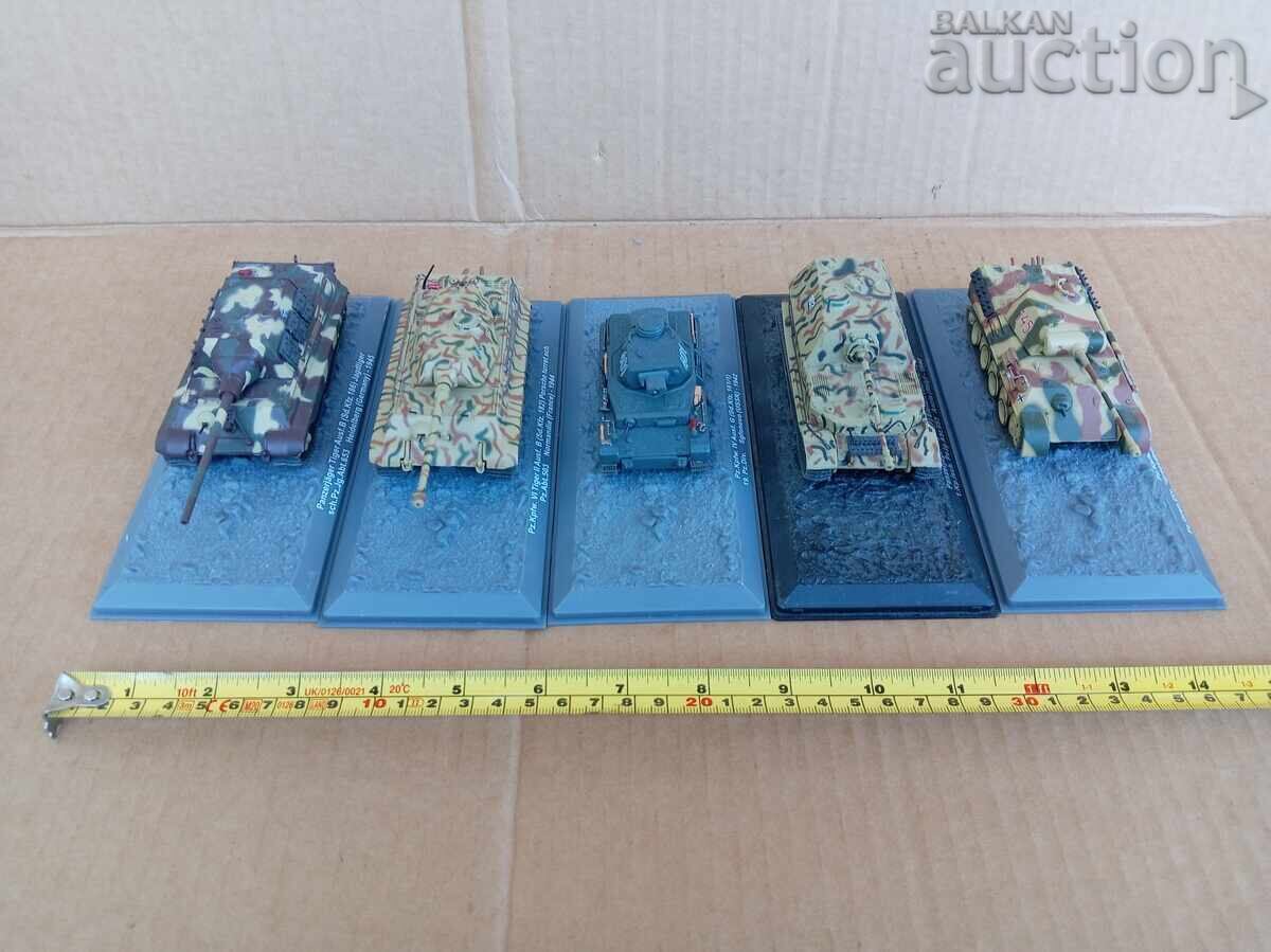 Licitație Machetă tanc Tiger 1944 1945 Panther Panzerjager lot