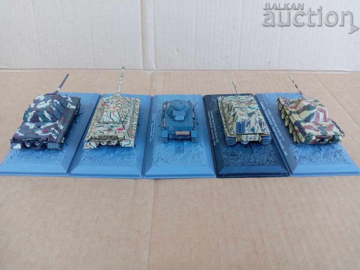 Livrarea Machetă tanc Tiger 1944 1945 Panther Panzerjager lot