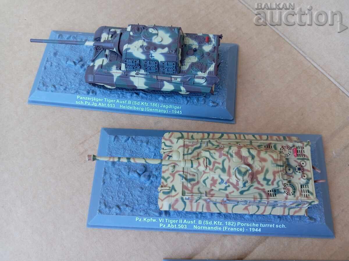 Machetă tanc Tiger 1944 1945 Panther Panzerjager lot - 5