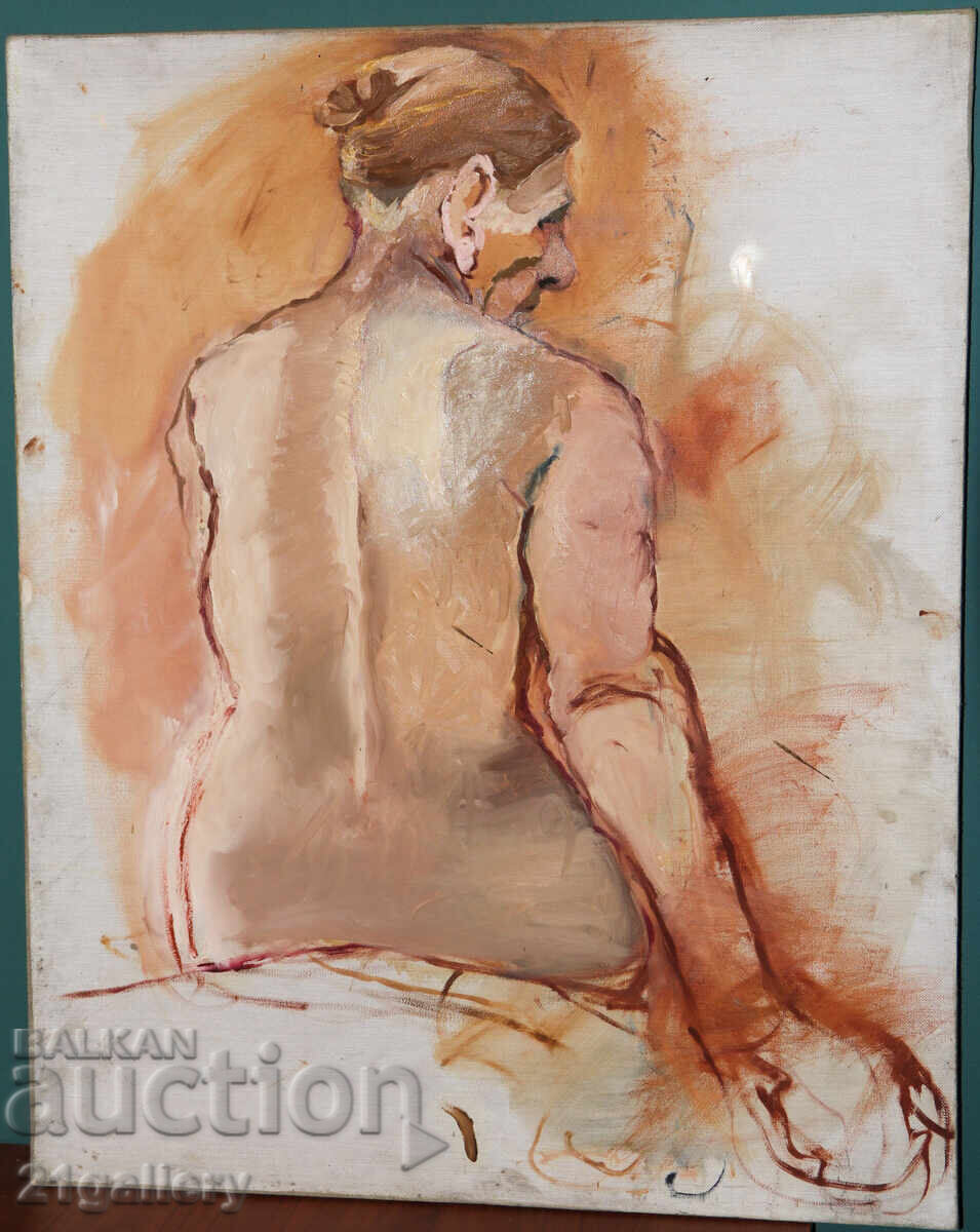 Pictură în ulei portret, nud cu preț € 250.00 | 488.96 BGN
