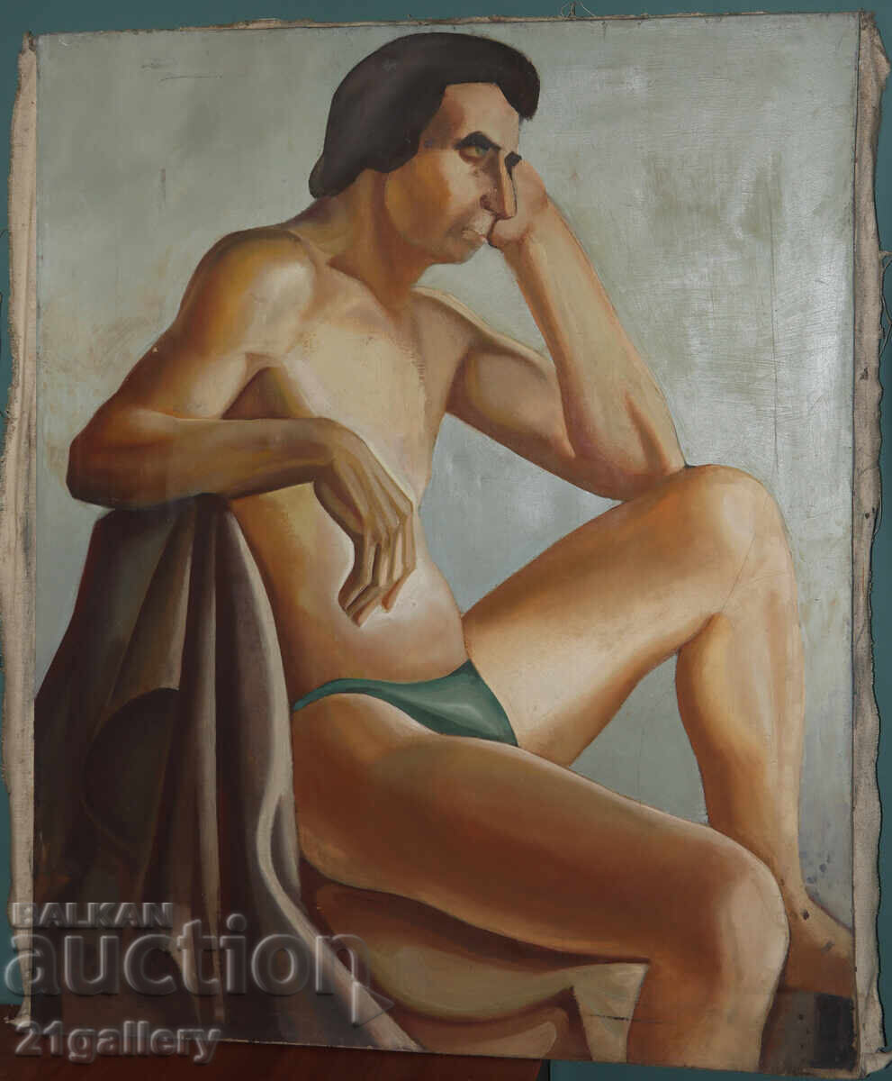 Pictură în ulei portret, nud cu preț € 400.00 | 782.33 BGN