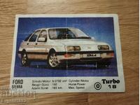 Turbo Picture from Turbo Chewing Gum Pictures First Series No.18