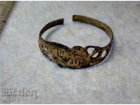 Старинен БРОНЗОВ ПРЪСТЕН за Колекция