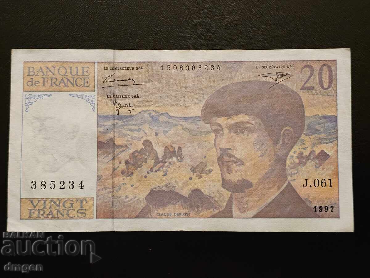 20 φράγκα Γαλλία 1988