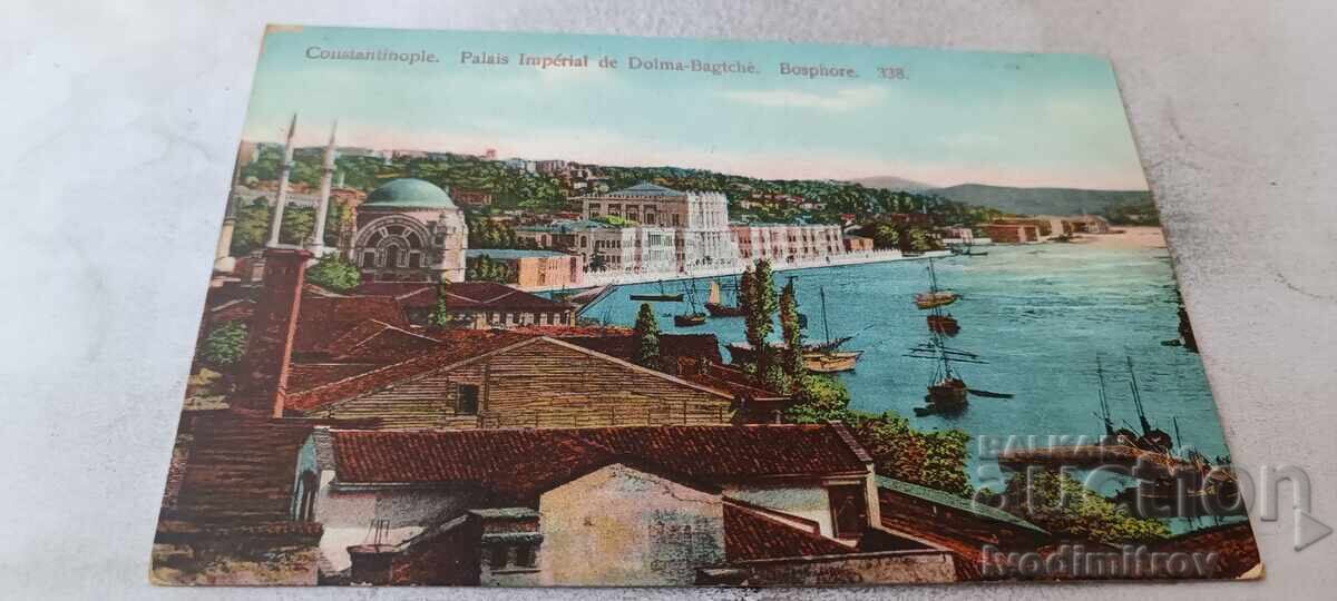 P.K. Constantinople Imperial Palace of Dolmabahçe Bosphorus