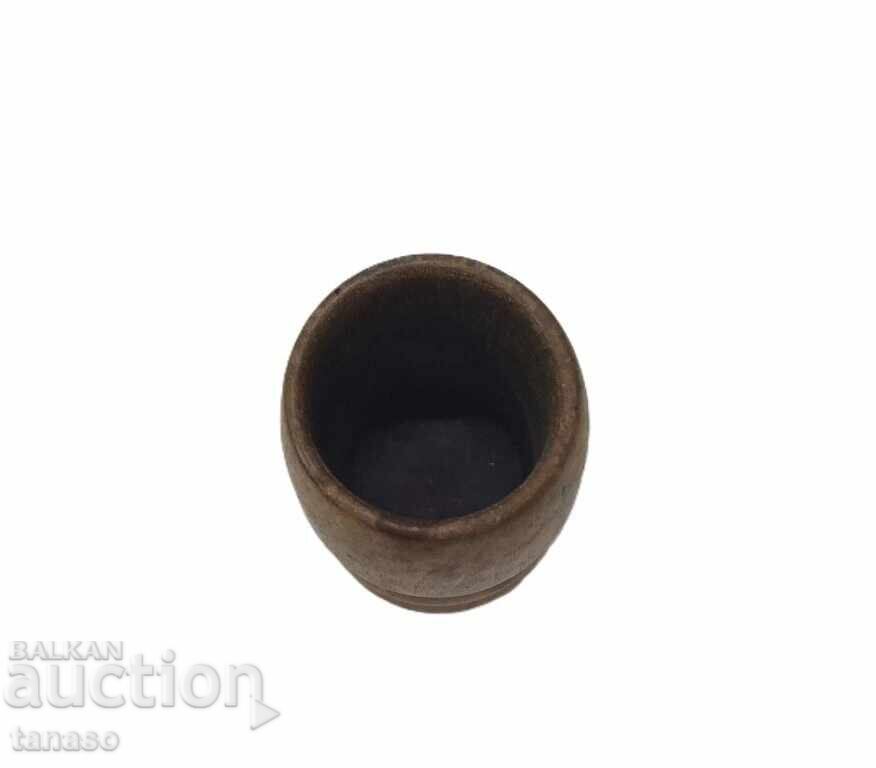 Old wooden cup, pencil holder (1.4) with price € 6.00 | 11.74 BGN