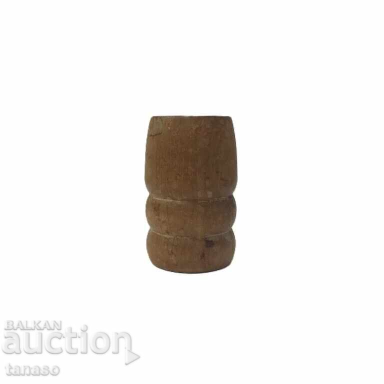 Old wooden cup, pencil holder (1.4) - 6