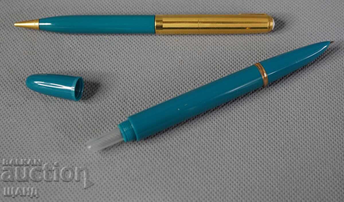 Ленинград Стар Руски комплект писалка и молив позлатени - 7