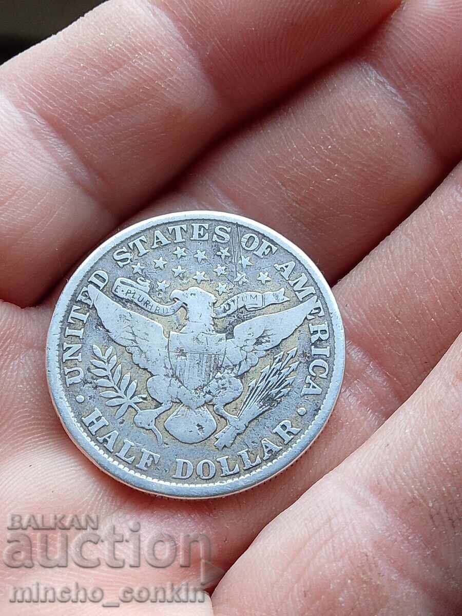SUA 1/2 dolar half dollar 1906 original RR! cu preț € 1.50 | 2.93 BGN
