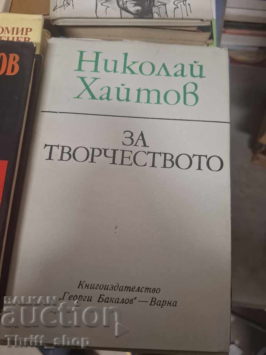 Pentru creativitatea lui Nikolay Haitov
