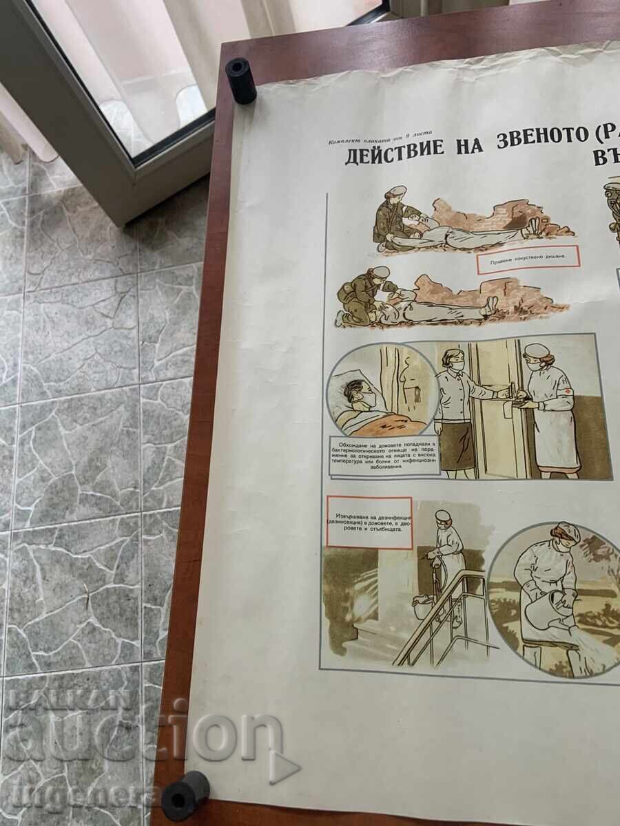 Δημοπρασία ΕΚΠΑΙΔΕΥΤΙΚΟΣ ΠΙΝΑΚΑΣ ΑΦΙΣΑ ΣΤΡΑΤΙΩΤΙΚΗ ΕΚΠΑΙΔΕΥΣΗ ΠΟΛΙΤΙΚΗ ΠΡΟΣΤΑΣΙΑ-98 Χ 70 ΕΚ