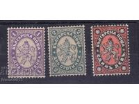 BULGARIA - LEUL MARE - II - 1886 - KBM nr. 28-30 /2