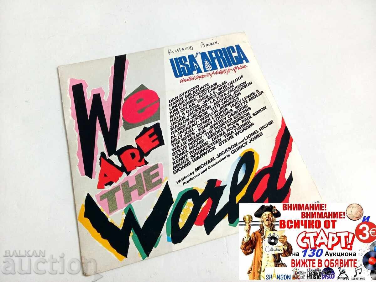 Από 1985, 45 στροφές ανά λεπτό, 7" δίσκος, USA For Africa, W
