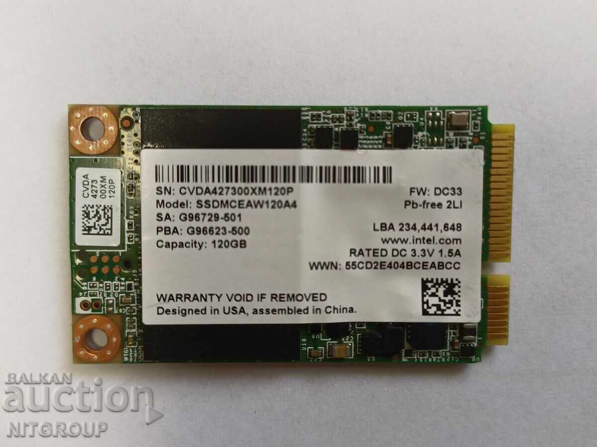 SSD Intel SSDMCEAW120A4 / G96729-501 – 120GB