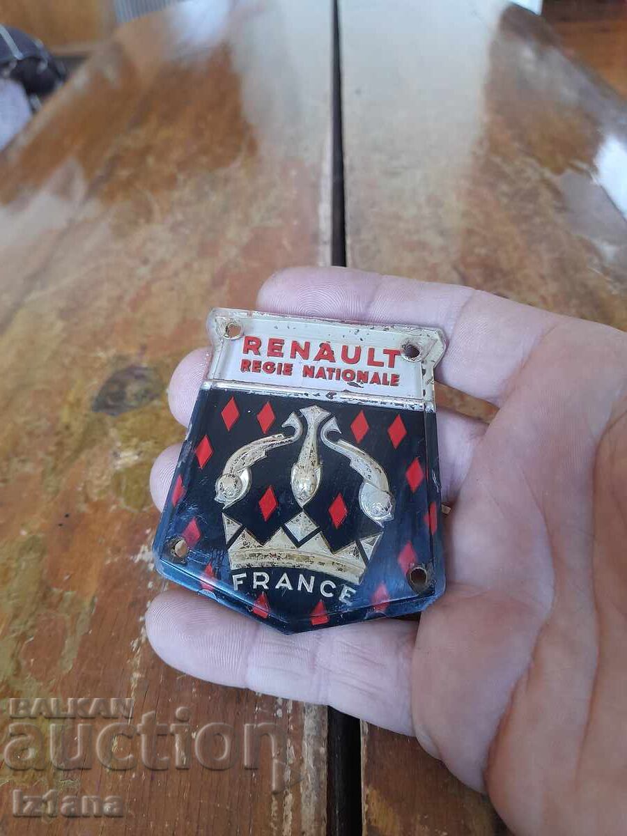 Emblemă veche Renault Dauphine cu preț € 67.00 | 131.04 BGN