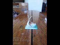 Old porcelain figure, doe