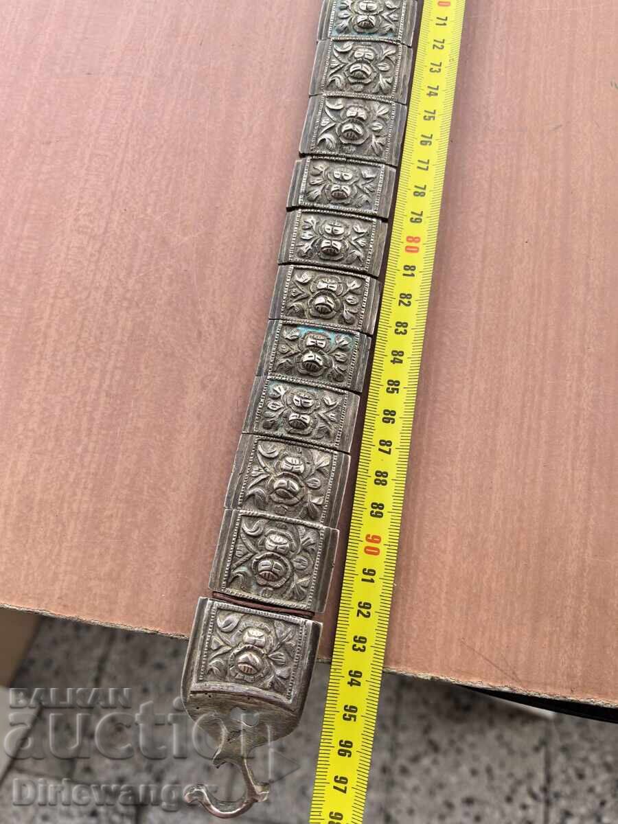 ❗ CUREA DE ARGINT DE SAMOKOV. BĂTUTĂ MANUAL. PAFTALE - 5