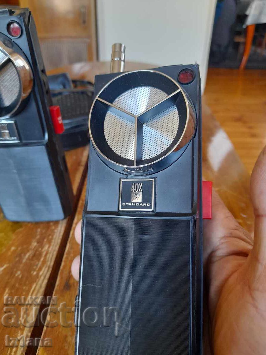 Auction  Vintage Standard SR-J40X Radios