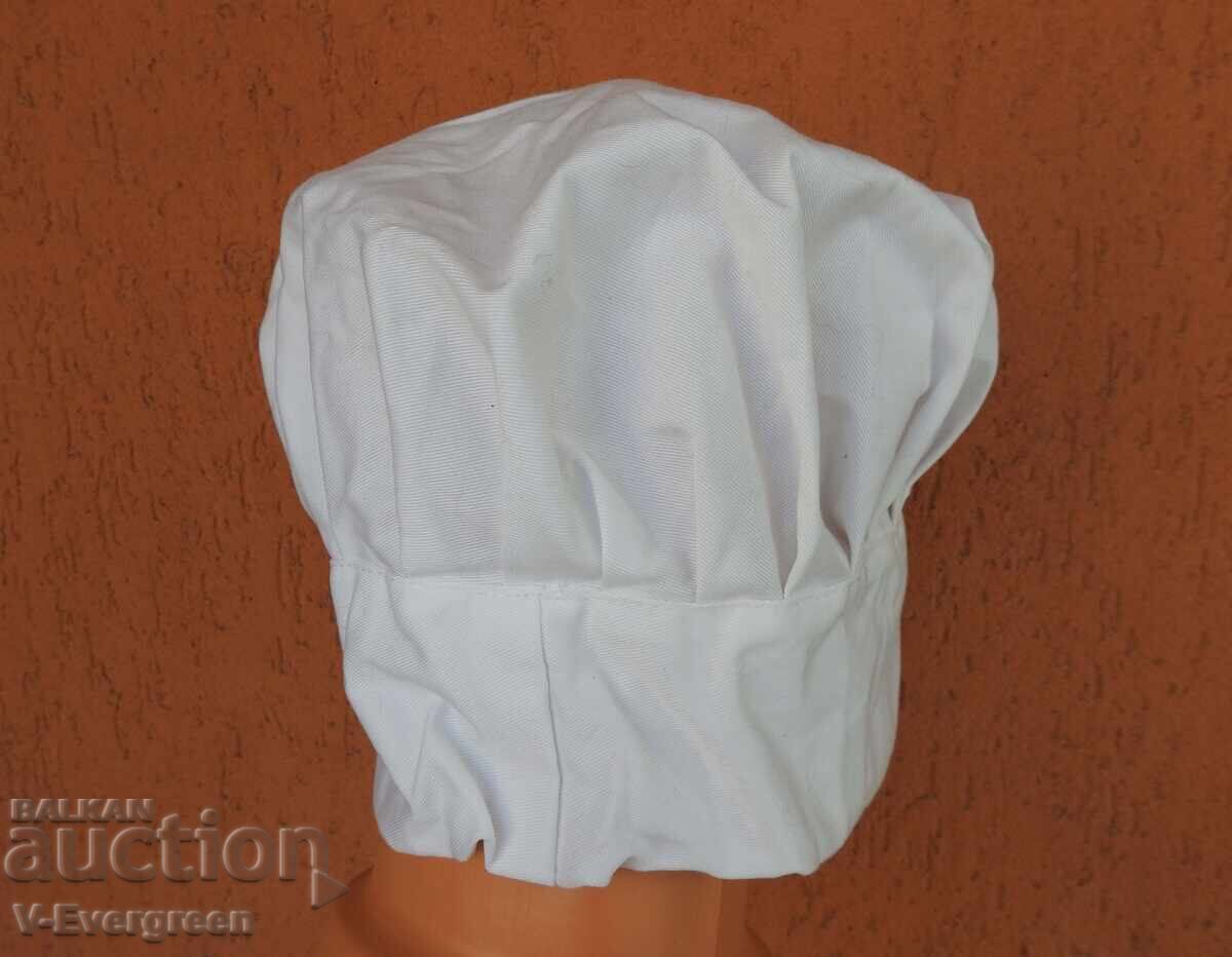 Bonetă de bucătar Chef del Amor nouă cu etichetă 62 cm - 5