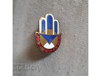 Varshets old enamel badge