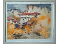 Tablou "Din Melnik", pictor Sava Tsonovski, 1992