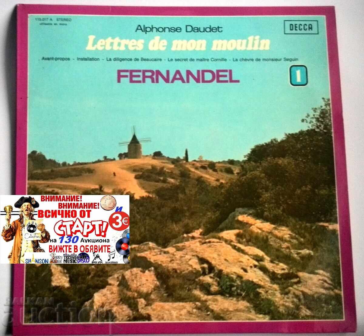 Disc de gramofon Fernandel - Les Lettres De Mon Moulin