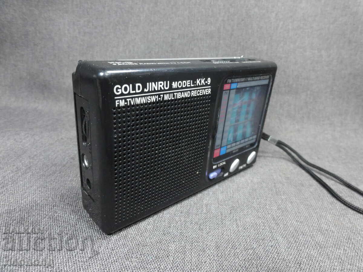 Δημοπρασία BZC STAR ΡΕΤΡΟ ΤΡΑΝΖΙΣΤΟΡ ΡΑΔΙΟ GOLD JINRU