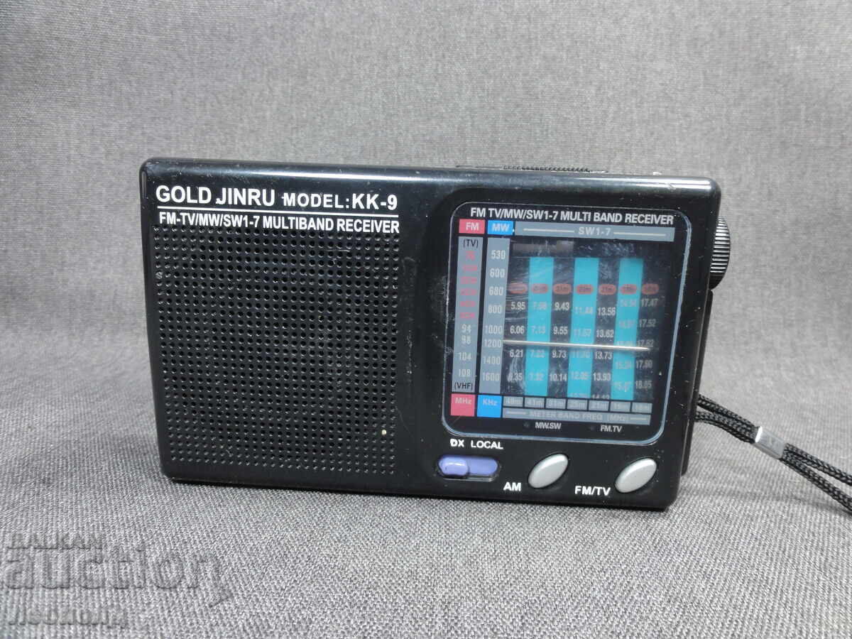 BZC STAR ΡΕΤΡΟ ΤΡΑΝΖΙΣΤΟΡ ΡΑΔΙΟ GOLD JINRU