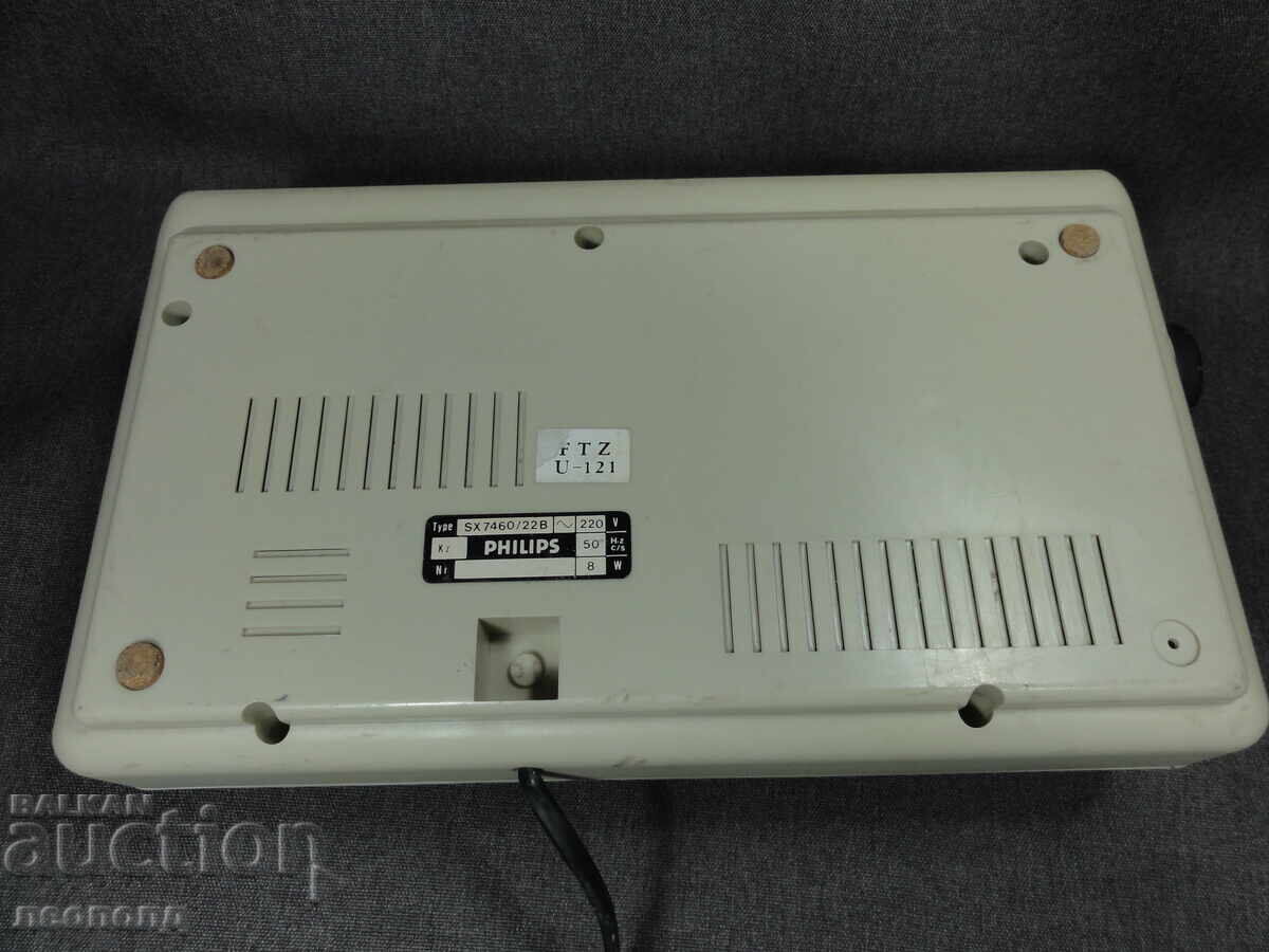 BZC STAR RETRO TABLETOP TRANSISTOR RADIO CLOCK PHILIPS - 5
