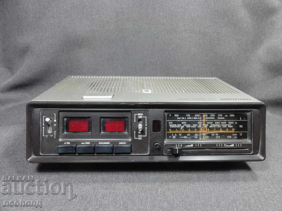 RADIO CEAS DE MASĂ RETRO VINTAGE GRUNDIG BZC STAR
