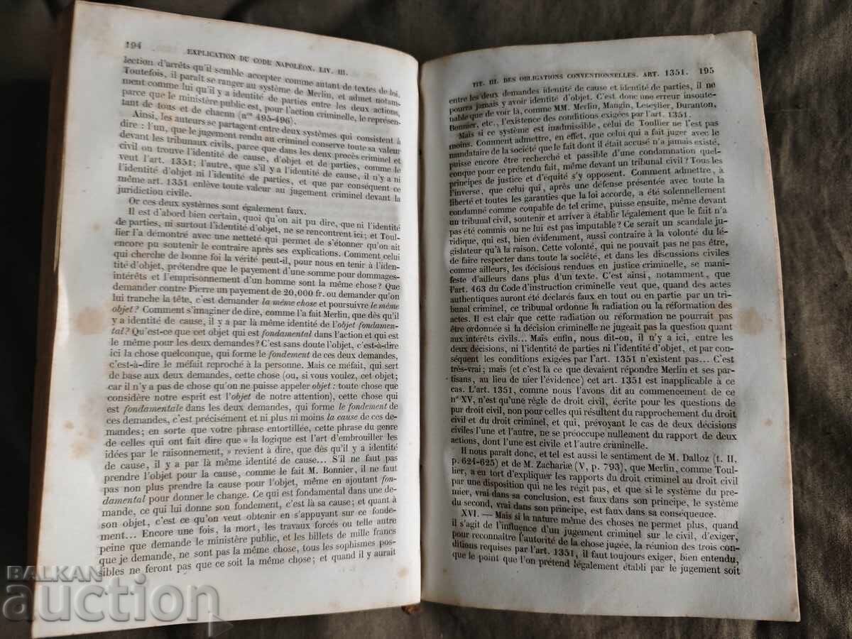 Livrarea EXPLICAREA CODULUI NAPOLEON MARCADÉ 1859