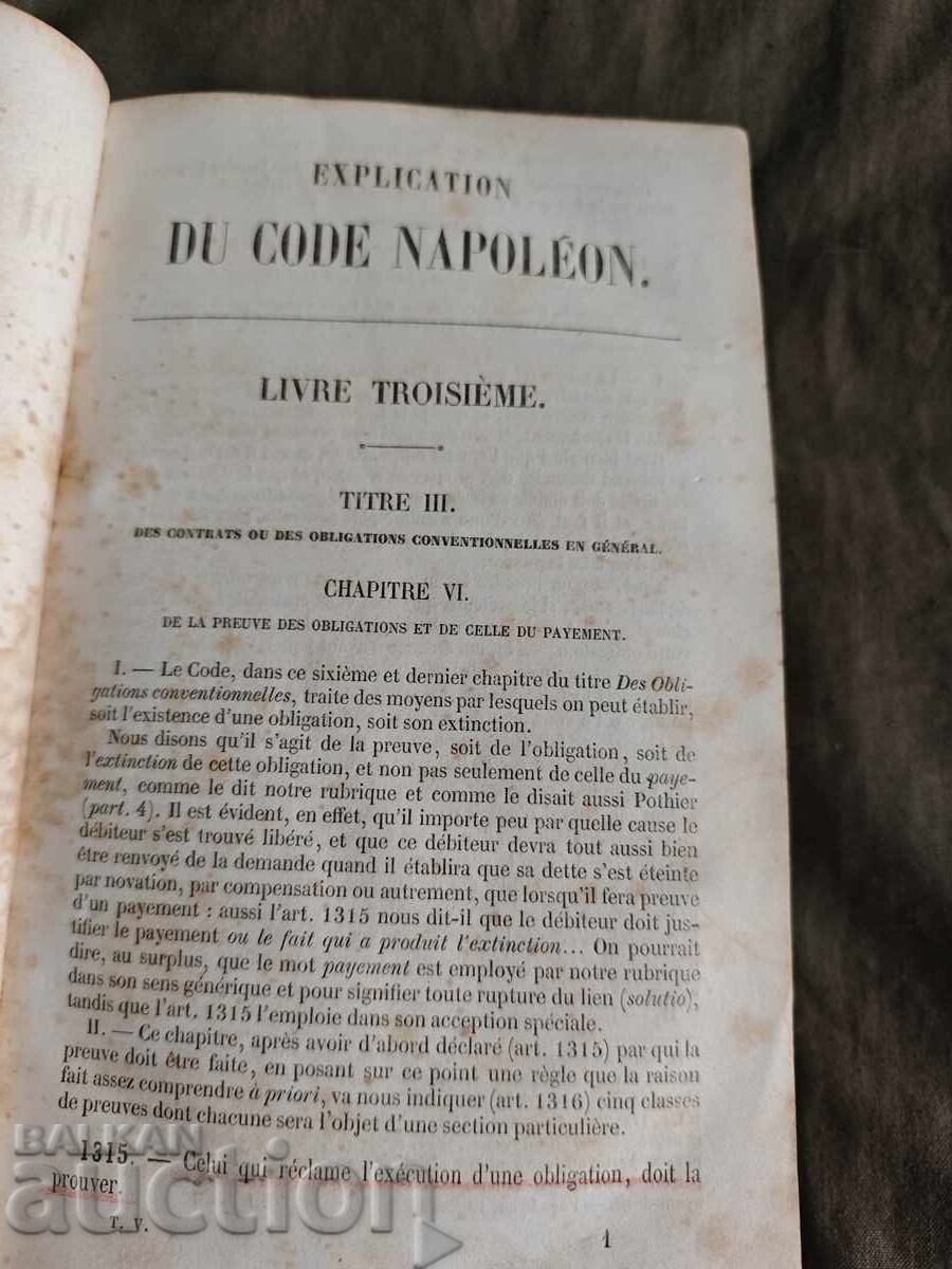 EXPLICAREA CODULUI NAPOLEON MARCADÉ 1859 - 5