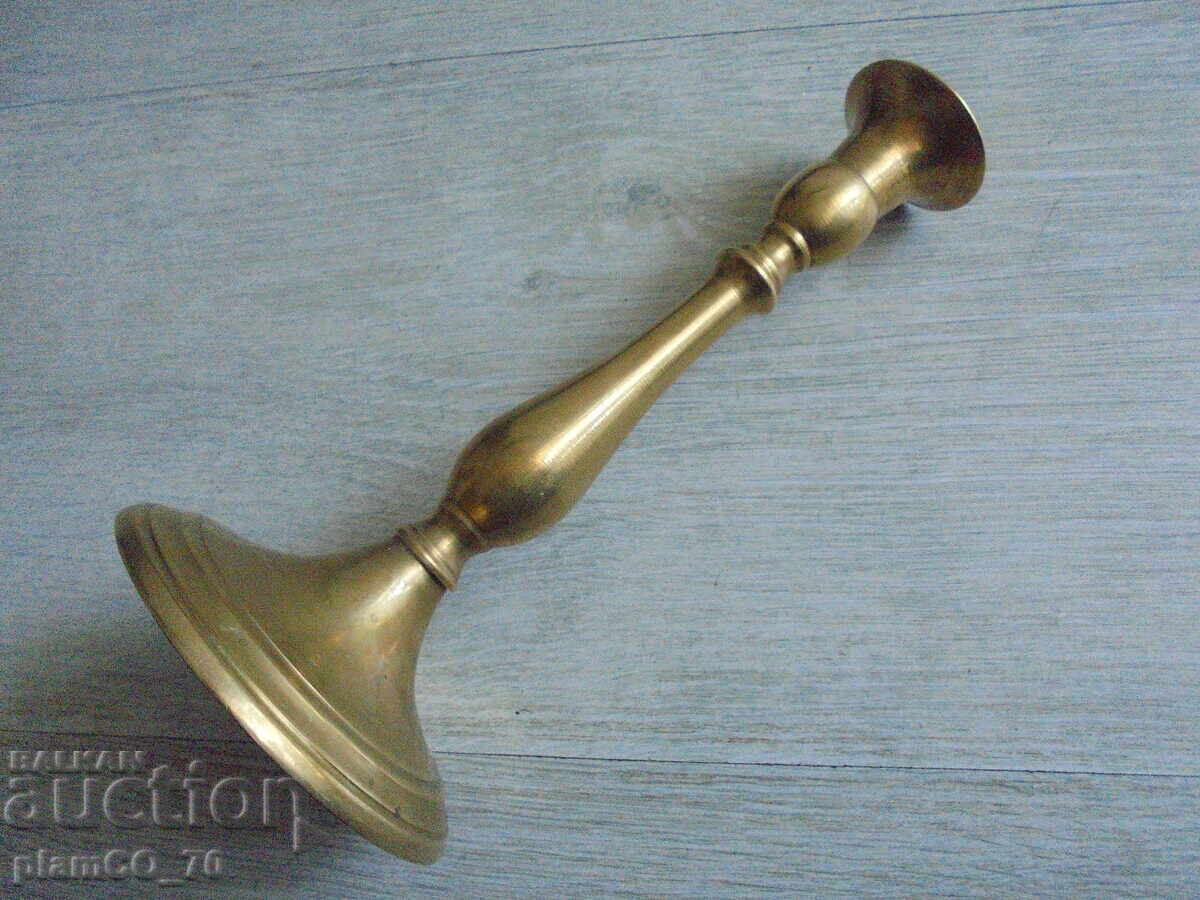 No. 8585 Old brass candlestick – retro style with price € 7.90 | 15.45 BGN