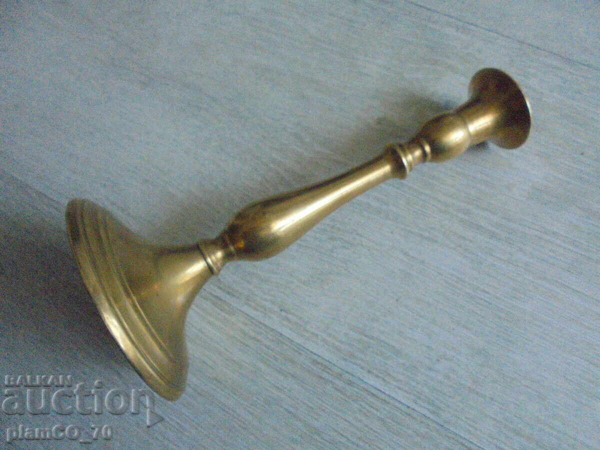 No. 8585 Old brass candlestick – retro style - 5