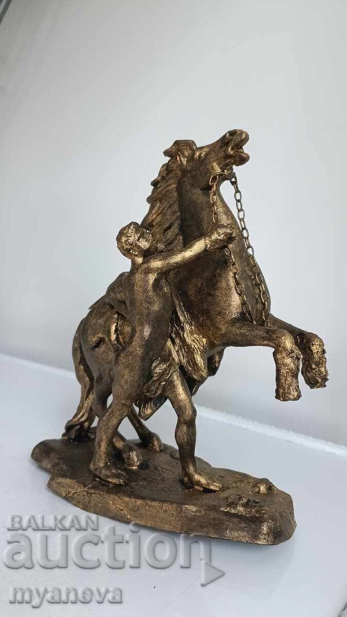„Îmblânzitorul de cai”, statuetă rusească din metal - 5 „Îmblânzitorul de cai”, statuetă rusească din metal - 5