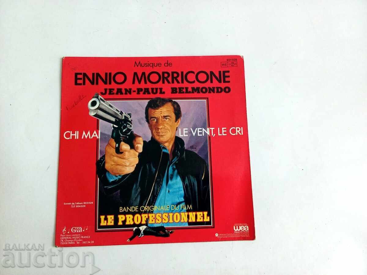 Ennio MORRICONE Βινύλιο 45T Le professionnel "Chi Maï" + "Le με τιμή € 4.00 | 7.82 BGN