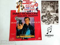 Ennio MORRICONE Vinil 45T Le professionnel "Chi Maï" + "Le