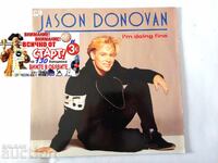 Jason Donovan Lp I'm Doing Fine 1990 V. G