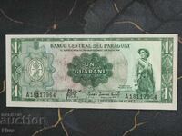 Bancnota - Paraguay - 1 guarani UNC | 1963