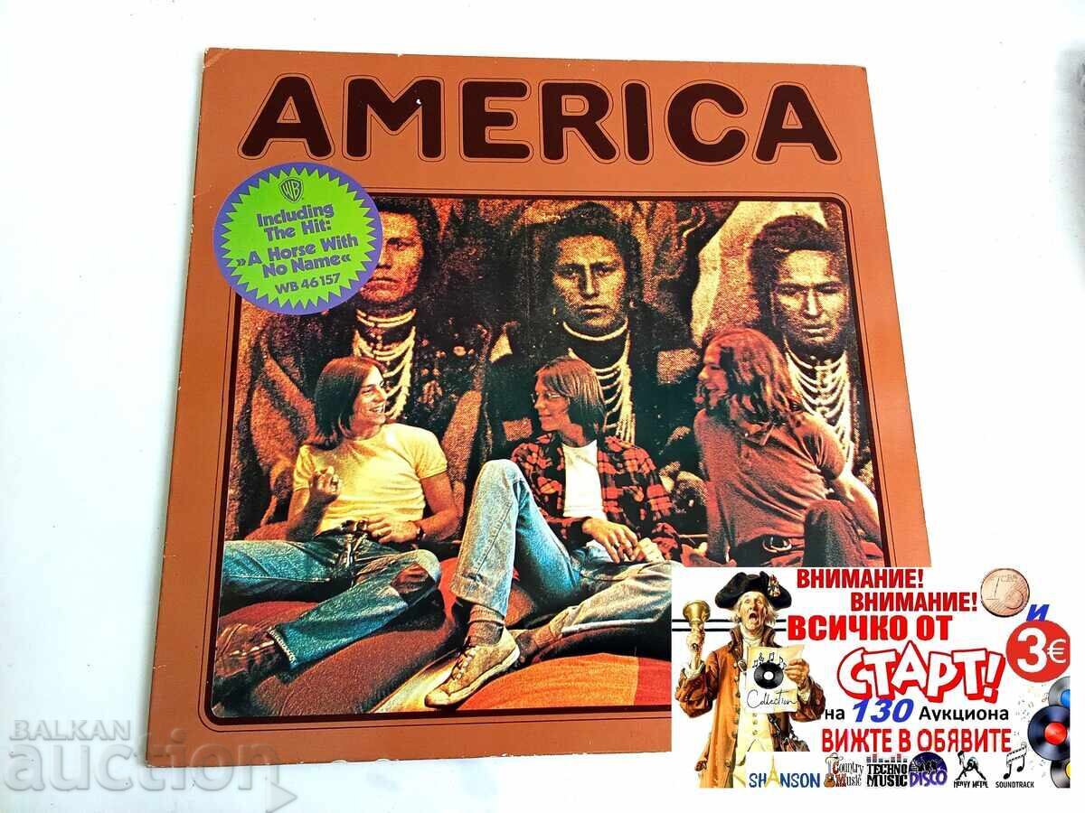 винилова плоча (LP) на групата "America" от 1971 г.