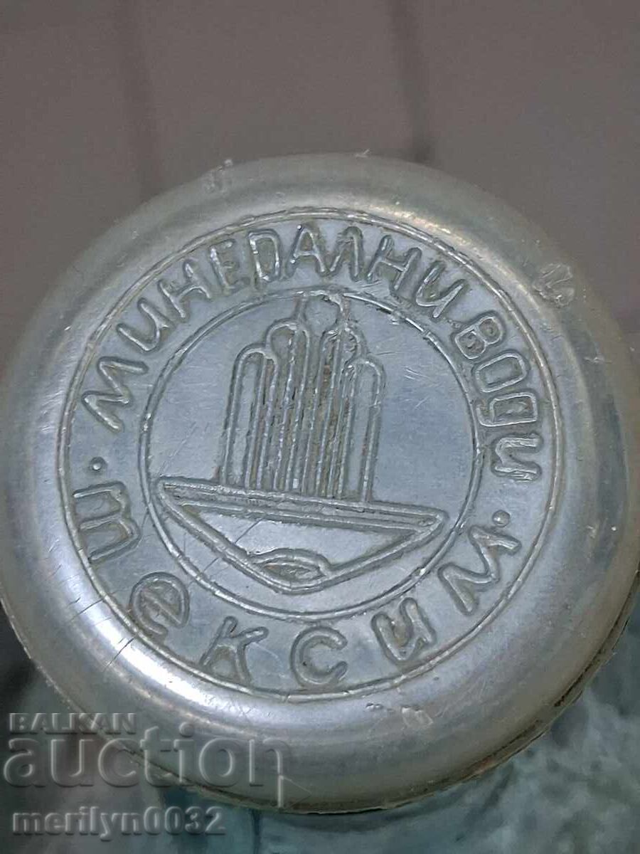 Sticla pentru apa minerala 3 litri sticla anii 1960 cu dop - 5