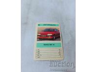 Календарче Автомобили Пежо МИ 16 1991